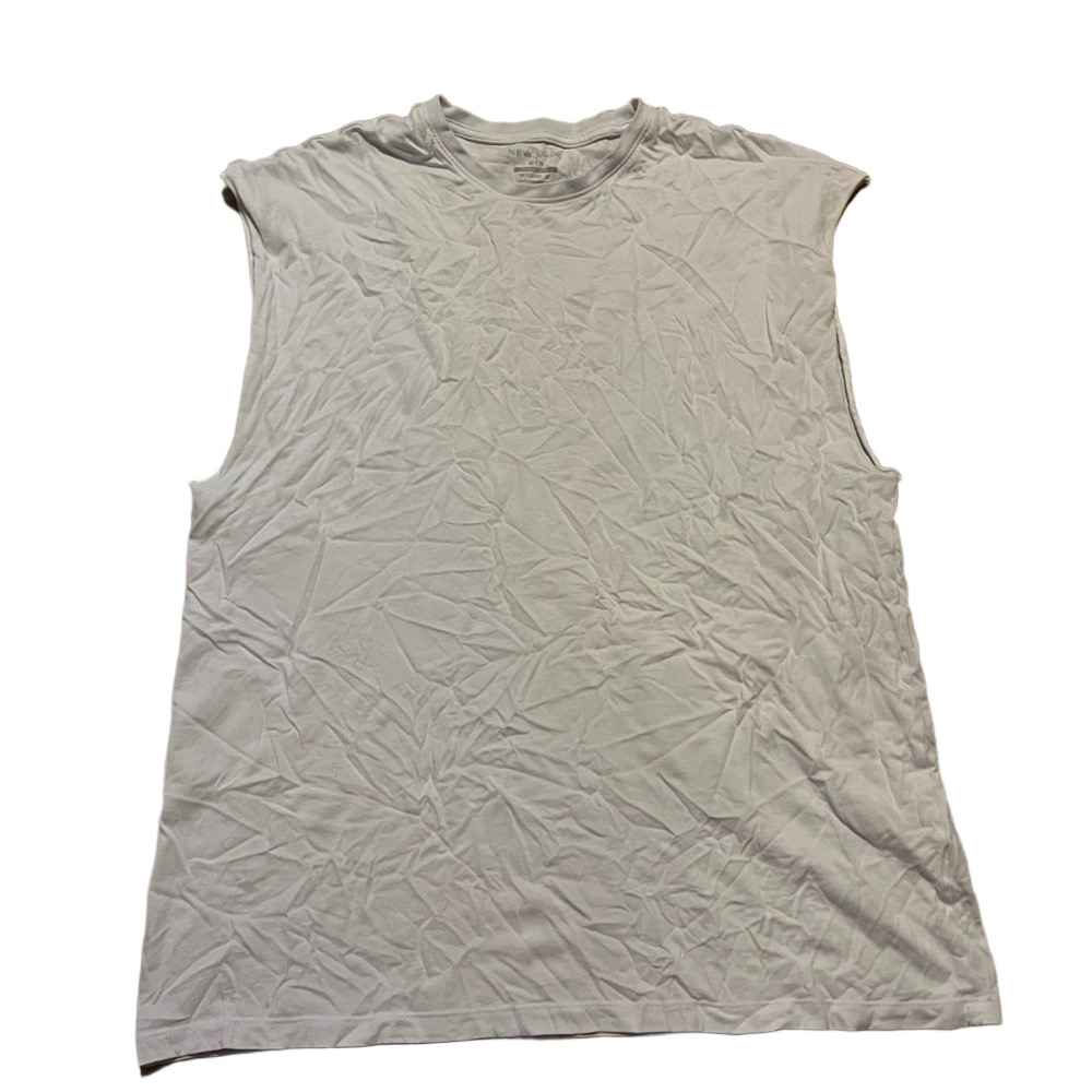 New Look Mens Light Purple Muscle Tee